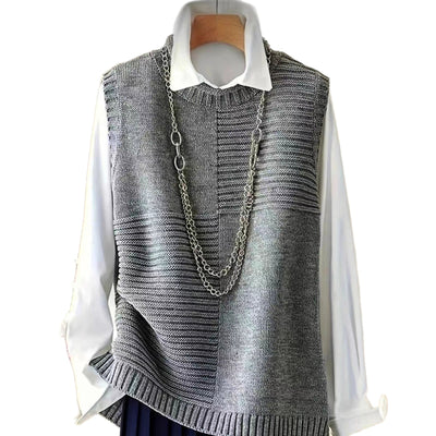 Womens Elegant Sleeveless Knitted Vest Top
