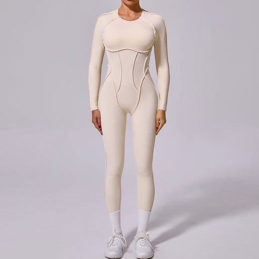 New Winter One-piece Sports Yoga Jumpsuit Backless Tight Jumpsuit